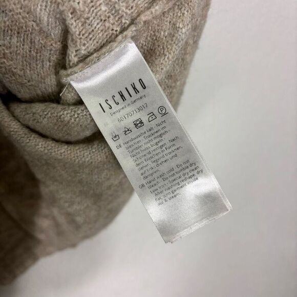 Ischiko Light Brown Wool Blend Pullover Sweater Size 2 - Picture 6 of 7